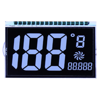 Segment personnalisé TN STN Panneau LCD pour compteur LCD avec tension Courant Température Puissance Caractères et Segments