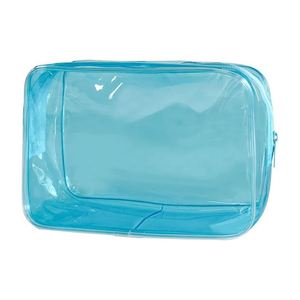 <b>Jelly</b> Color Wholesale Rectangular Pvc Personal Care Storage Toiletries Custom Logo Travel Mini <b>clear</b> Makeup Bag - Product Image 2
