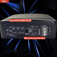 Estéreo para Coche Subwoofer Delgado de 8 Pulgadas RMS 200W Bajos Potentes Pico 2000W Bajos Potentes Subwoofer Activo para Coche Bajo Asiento
