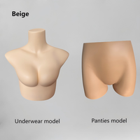 Nuevo estilo de maniquíes para ropa interior, modelo de medio cuerpo para tienda de ropa interior, maniquí de cadera para mujer, expositor de trajes de baño.