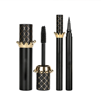 Mascara et eye-liner noirs en marque privée, maquillage pour les yeux 2-en-1, mascara allongeant, longue tenue