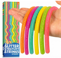 Jouets sensoriels extensibles Monkey Noodles Fidget pour l'autisme, cordes sensorielles extensibles, cadeaux de fête et jouets pour coffret au trésor pour enfants