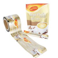 Emballage de sachets de café, sachets de thé en aluminium personnalisés, sachets de protéines, emballage alimentaire en plastique, film laminé en rouleau pour poudres