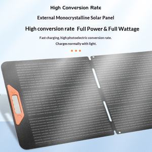 Kit de panneaux solaires portables pliables 300W haute efficacité pour les stations d'alimentation <span class=keywords><strong>Jackery</strong></span> EcoFlow <span class=keywords><strong>Bluetti</strong></span>, utilisation mondiale - Product Image 3