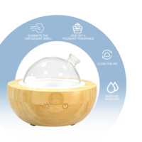 Humidificateurs d'air silencieux pour la maison, avec LED à changement de couleur, compacts, pour chambre, salon, bureau, bureau à domicile