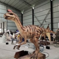 Modèle d'animatronique de dinosaure artificiel grandeur nature pour parc à thème, dinosaure animatronique Oviraptor, modèle Spino fait main