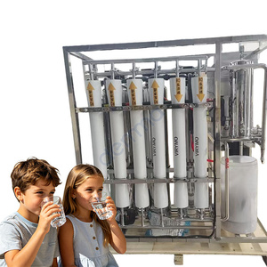 อุปกรณ์บำบัดน้ำอัจฉริยะ PLC เครื่องกรองน้ำระบบ Reverse Osmosis สำหรับอุตสาหกรรม ปั๊มน้ำ 1.5 ตัน/ชม. ผลผลิตความบริสุทธิ์สูง รับประกัน 1 ปี - Product Image 5