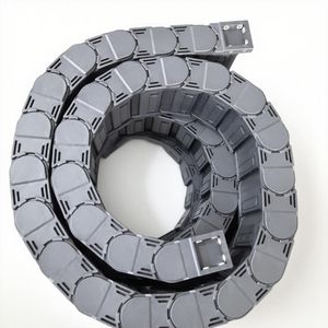 Yodel toptan yüksek kalite PA66 lazer CNC küçük boyutu 20*25 20*38 esnek kablo tepsisi zincir plastik naylon makinesi sürükle zinciri - Product Image 1