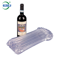 Sacs d'emballage protecteurs gonflables transparents de type Q certifiés CE GZGJ, résistance aux chocs, matériau nylon+PE, bouteille de vin
