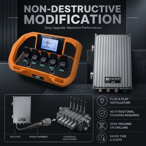 Control Remoto Inalámbrico Industrial de Alta Sensibilidad NOMI TYC236, Nivelación Automática con una Sola Tecla, Código Fijo, 500m-5km, Maquinaria Pesada - Product Image 5