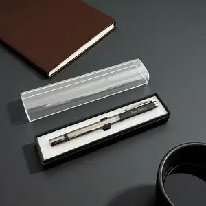 Bolígrafo de Rodillo Negro Profundo Personalizado con Firma para Escribir - Product Image 2