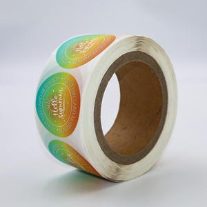 Étiquettes personnalisées imprimées en vinyle, durables, résistantes <span class=keywords><strong>à</strong></span> l'huile, écologiques, pour les boissons, gobelets/bouteilles, emballages <span class=keywords><strong>de</strong></span> boissons, autocollants ronds imperméables - Product Image 4