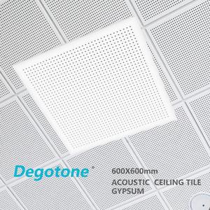 Pannelli <span class=keywords><strong>in</strong></span> <span class=keywords><strong>Cartongesso</strong></span> Acustico Decorativi 600x600 Bianchi con Bordo Quadrato, Direttamente dalla Fabbrica - Product Image 1