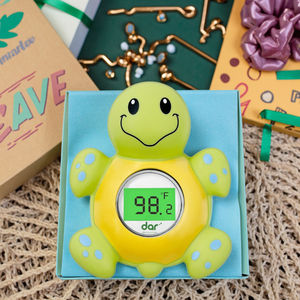Termómetro de agua electrónico inteligente de Tortuga Verde pequeña Producto de baño digital para bebés con monitoreo transfronterizo para <span class=keywords><strong>Amazon</strong></span> - Product Image 1