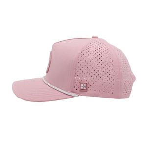 Gorra de Béisbol de Alto Rendimiento, Resistente al Agua, con Corte Láser, Personalizada, de 5 Paneles, Ajustable, Estilo Femenino, Rosa y Morado - Product Image 3