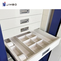 Coffre-fort de luxe en cuir bleu pour montres, avec remontoir automatique pour 20 montres, intérieur crème, pour maison, bureau, manoir