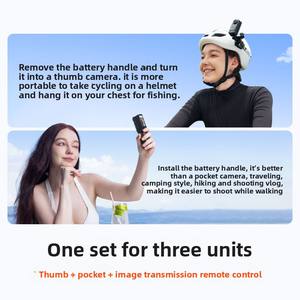 Caméra d'action vidéo 4K HD de poche SJCAM C400, haute qualité, flexible, légère, en métal, portable, écran rotatif détachable 154 - Product Image 5