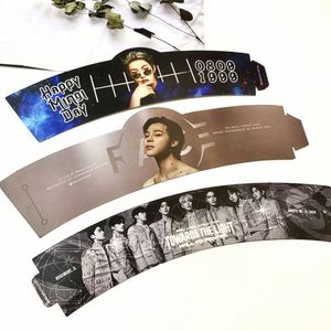 ปลอกแก้วกาแฟพิมพ์ลายตามสั่ง ยอดขายดีที่สุด ของขวัญสำหรับแฟนคลับไอดอล ปลอกแก้วกระดาษแบบกำหนดเอง - Product Image 1