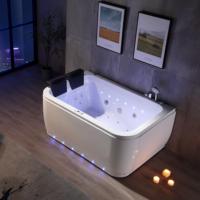 Bañera de Hidromasaje Acrílica, con Luces de Colores y Múltiples Jets, para Proyectos Hoteleros
