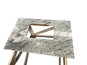 سطح طاولة مطبخ مخصص من الجرانيت الرمادي الصيني جوبارانا - Product Image 4