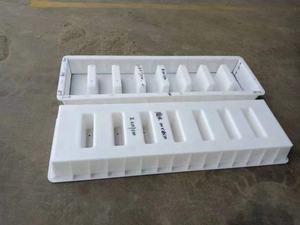 Molde de plástico de inyección de bloque de hormigón de alta calidad, diseño en <span class=keywords><strong>U</strong></span>, fabricación de moldes para cubierta de drenaje al aire libre, China - Product Image 6