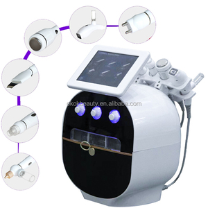 เครื่องพกพาไฮโดรเจน 6 หัว สำหรับทำความสะอาดผิวหน้า กำจัดสิวเสี้ยน ฉีดออกซิเจน ฟื้นฟูผิว พร้อมระบบ EMS - Product Image 1