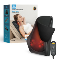 Comfier vente en gros massage par vibration masseur lombaire oreiller cervical multifonctionnel cou oreiller lombaire masseur de dos