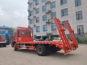 Jiefang 4x2 Diesel Fuel Euro 5 Tractor Cámara trasera Excavadora de plataforma Camión de transporte Rentable Transporte pesado Nueva Fawde Van - Product Image 3