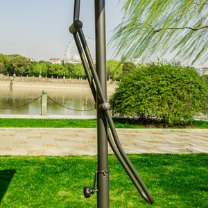 <b>Patio</b> <b>Umbrella</b> Square Double Top 14kg Manual Tilt Iron Ribs Courtyard Garden Use - Product Image 3