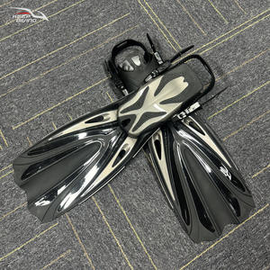 Palmes de plongée, surf et natation, modèle professionnel pour adultes, style long extensible, pour entraînement intensif - Product Image 2