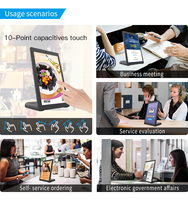 Desain Baru Tablet Android Digital Signage Industri Tipe L 10,1 Inci All-in-One RK3568 dengan Kamera Depan 5.0MP Wi-Fi 6 RJ45