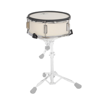 14 Zoll weißes Snare Drum Pad PW-A13J, robust, Marke HXM, ohne Metallständer, Dual-Zone-Mesh-Head & Rim & Cross-Sticks