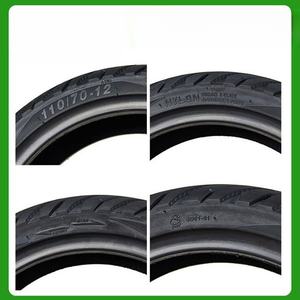 Neumáticos de Motocicleta Antideslizantes Semi-Fluidos 90/90-12, Neumáticos para Lluvia, Aptos para Suzuki UY/UU/UE - Product Image 3