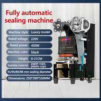 Machine de scellage automatique pour la mise en conserve de canettes, pour les gâteaux au thé à bulles, bouteilles à grande vitesse, scelleuse de canettes à ouverture facile