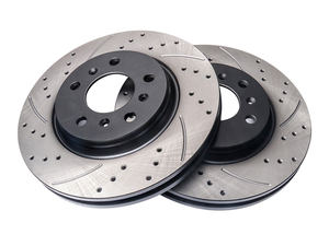 Disco de freno de coche al por mayor rotores ranurados perforados traseros delanteros rotor de freno de disco de hierro gris para Ford para <span class=keywords><strong>Lincoln</strong></span> <span class=keywords><strong>Navigator</strong></span> - Product Image 2