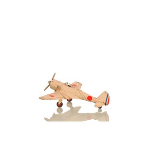 HMS C1943 antico imitazione Nakajima Ki-43 per Oscar scultura 5mm di spessore fusione in alluminio modello con tema floreale nautico in metallo - Product Image 4