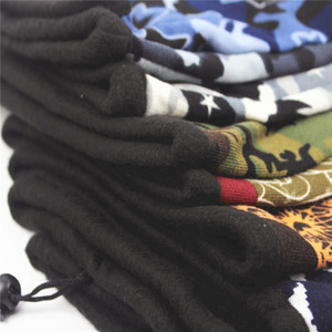 Drawstring Neck Warmer Mixed Colors Plush Thickened Multifunction Outdoor <b>Ski</b> Ear Warmer Hat Unisex Hood Winter Accessory - Product Image 5