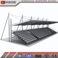 Bâtiment en acier préfabriqué, structure en acier pour stade, structure en acier pour terrain de tennis, salle de sport, salle de football