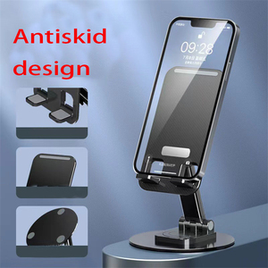 Nuovo 360 di alluminio rotante porta cellulare design portatile supporto per Desktop regolabile pieghevole tavolo di supporto in lega di metallo - Product Image 4