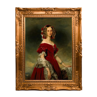 Recréations de chefs-d'œuvre réalistes de Wenthardt, portrait à l'huile peint à la main, toile durable et écologique, décoration de meubles, B&C ART