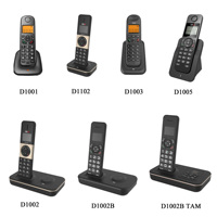 Téléphone numérique sans fil DECT à base unique pour hôtels et bureaux avec station de base à distance de télémétrie