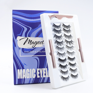 Ensemble de <span class=keywords><strong>cils</strong></span> <span class=keywords><strong>magnétiques</strong></span> 1/5/10 paires de <span class=keywords><strong>cils</strong></span> avec eye-liner et pince à épiler <span class=keywords><strong>Cils</strong></span> <span class=keywords><strong>magnétiques</strong></span> <span class=keywords><strong>Faux</strong></span> <span class=keywords><strong>cils</strong></span> Vente en gros - Product Image 4