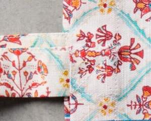 Sac fourre-tout pour femme 100 % coton à double poignée avec motif losanges pour le shopping et <span class=keywords><strong>les</strong></span> cadeaux de Pâques - Product Image 3