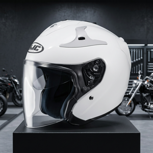 Casco Abatible HJC FG-Jet Blanco Perla, Material PC, Nuevo, Entrada de Aire Superior Derecha - Product Image 2