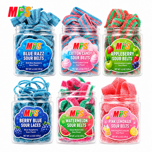 Factory Direct Bunte Lakritz Gummibärchen Fruchtiger Geschmack Kau ige und sprudelnde Süßigkeiten in loser Schüttung in Flaschen verpackt - Product Image 1