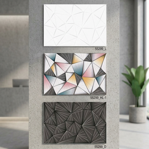 Metallic Glazed Digital Ceramic <b>Wall</b> Tiles 300x450mm High Gloss Pattern for Bathroom and Kitchen Interiors - Product Image 2