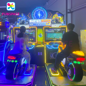 सिक्का संचालित मोटर रेसिंग 2 खिलाड़ी वीडियो गेम मनोरंजन आर्केड गेम मशीन मोटरसाइकिल - Product Image 5