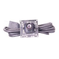 2MP IMX385 38mm 6mm 60deg sin distorsión HD 1080P UVC Coms Reconocimiento facial Alto rango dinámico PCBA Módulo de cámara Usb