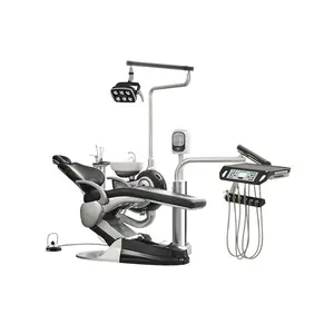 Conjunto completo de silla de dentista con escarificador ultrasónico, material de pieza de mano, cámara intraoral, rayos x