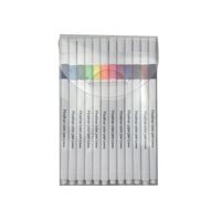 Ensemble de marqueurs permanents à pointe fine pour dessin, avec logo personnalisé, en plastique durable, non effaçables